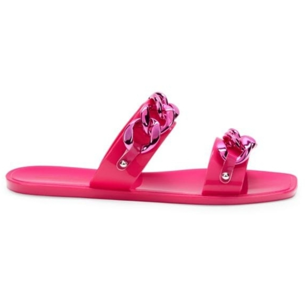 Kenneth Cole Neko Chain Jelly Slides